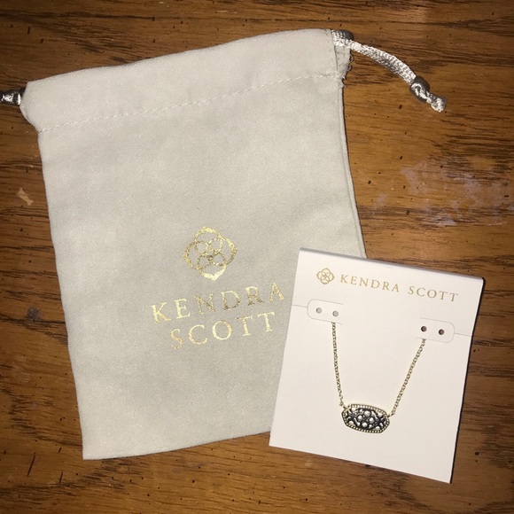 Kendra Scott “Elisa” necklace black - Picture 2 of 5